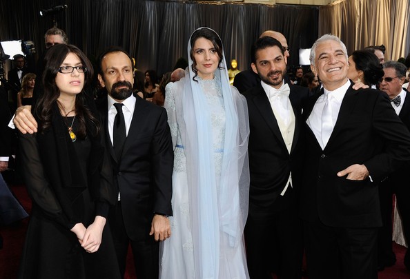 محمود کلاری پیمان معادی لیلا حاتمی اصغر فرهادی سارینا فرهادی فرش قرمز اسکار 2012