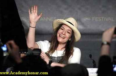 لین رمزی در نشست مطبوعاتی فیلم We Needs To Talk About Kevin